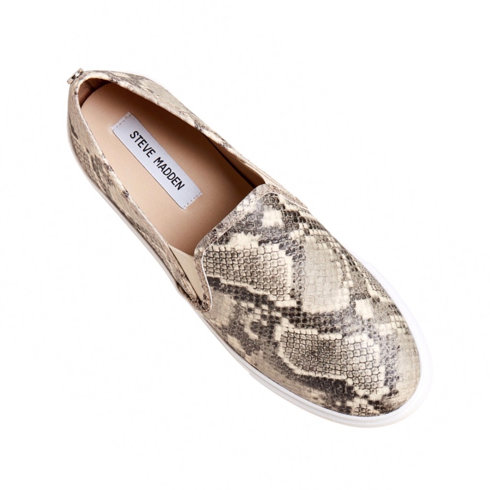 Steve Madden Snakeskin Slip-On Sneakers - Picture 5 of 6